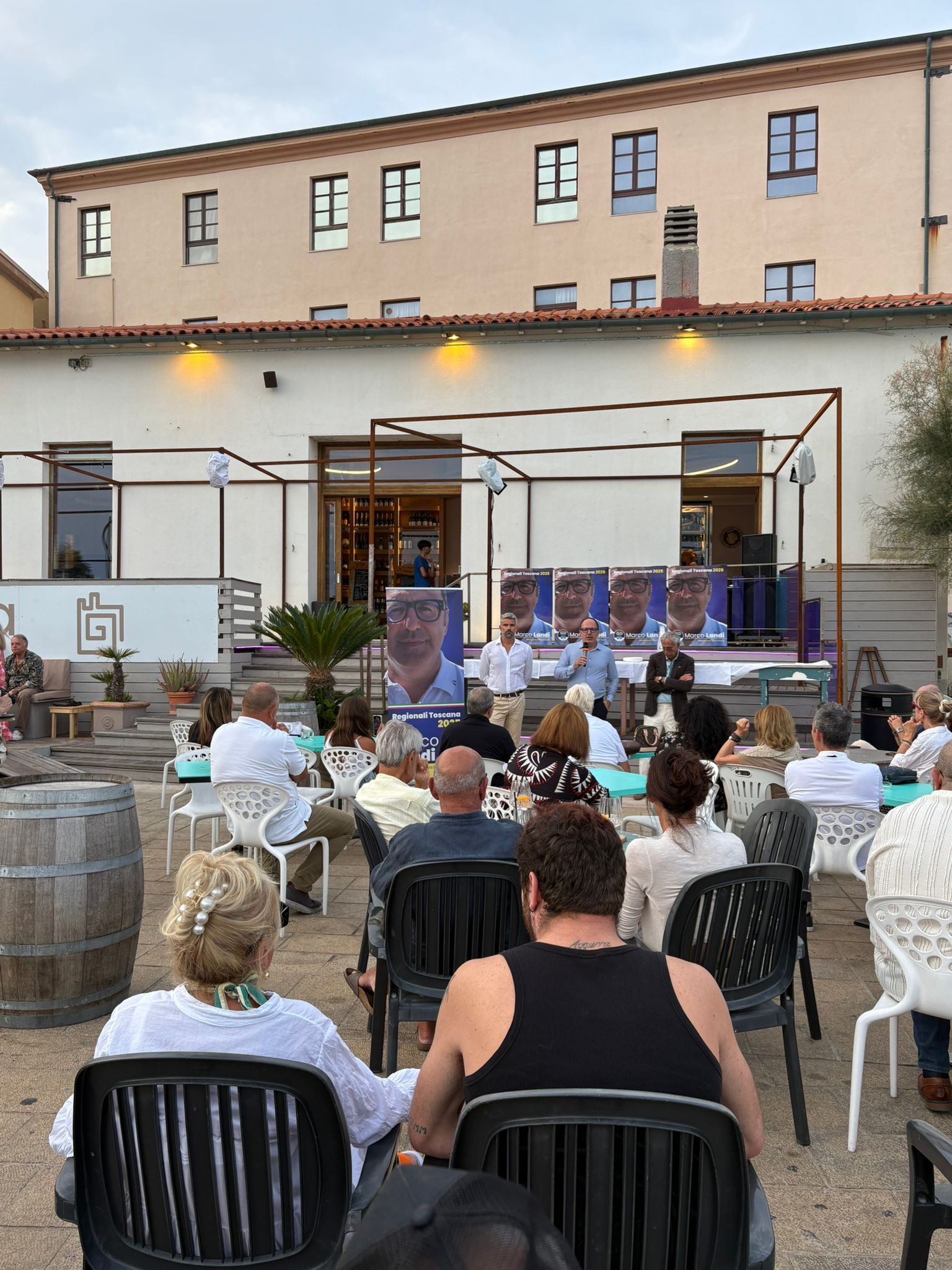 a Piombino per la presentazione della mia candidatura alle regionali 2025 in Toscana